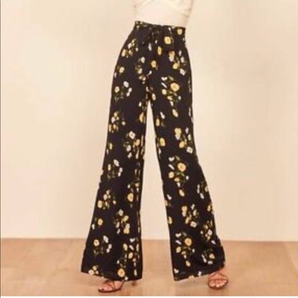 Reformation Starry Pant Floral Piazza Print - Picture 4 of 5